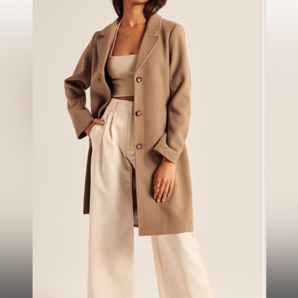 Abercrombie Wool Blend Coat
